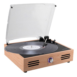 Tocadiscos Td32 Bluetooth Portátil 3 Velocidades Au...