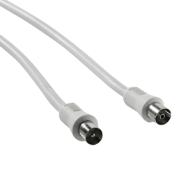 Cable Coaxial 1,5 M  Cc4020 Macho Hembra Blanco