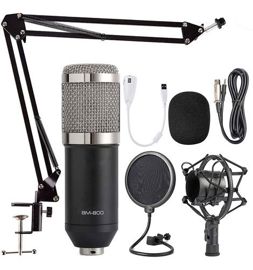 Microfono Condenser Cable 3,5 Bm800 Kit Unidireccion...