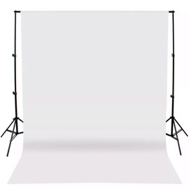 Soporte Porta Fondo Profesional Con Infinito Blanco