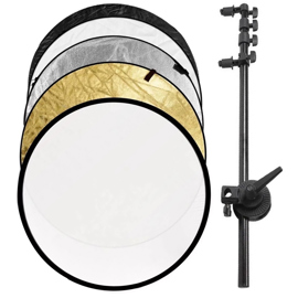 Kit Pantalla Reflectora 5 En 1 + Soporte