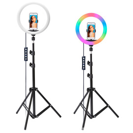Aro Iluminador Led Rgb 26Cm 10