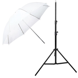 Kit Tripode Estudio 1.90Mts + Sombrilla 40