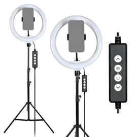 Aro Iluminador Led 26Cm 10 + Tripode 2,1 Mts Para ...