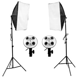 Set Softbox Flash Y Trípode  Foto0040 Para Fotografí...