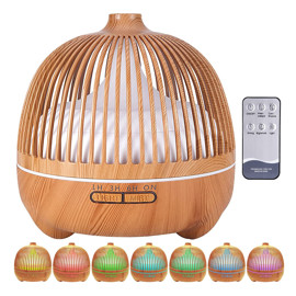 Humidificador Aromático Aromaterapia Tipo Madera 50...