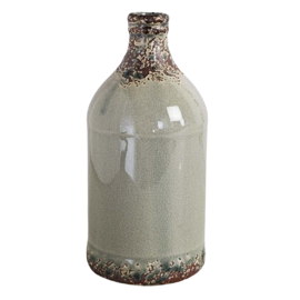 Botellon Florero De Ceramica 22X10x10 Cm