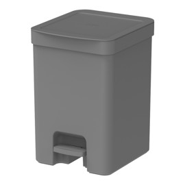 Tacho De Basura Con Pedal 12Lts Lx4100chf Gris Triu...