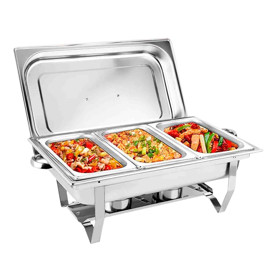 Buffetera Mantenedor Comidas Chafing Cuk By  3 Bande...