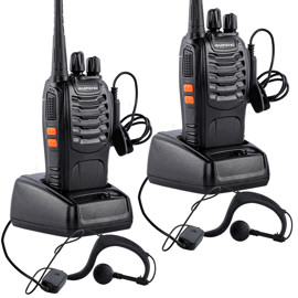 Handy Bf888S Kit X2 5W 16Ch Uhf Hasta 10Km + 4 Bate...