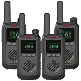 Handy BfT17 Kit X4 16Ch Uhf Display Lcd + 8 Batería...