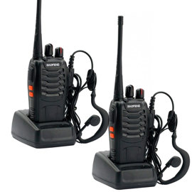 Handy Bf999S Kit X2 5W 16Ch Uhf Hasta 10Km + 4 Bate...