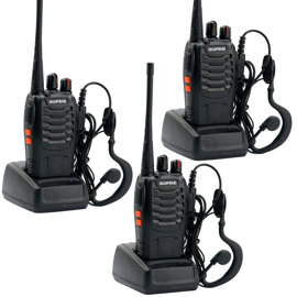 Handy Bf999S Kit X3 5W 16Ch Uhf Hasta 10Km + 6 Bate...