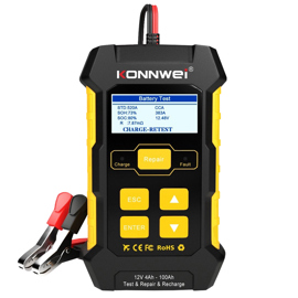 Analizador De Baterías De Auto Moto Konwei Kw510 Rep...