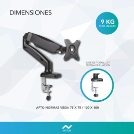 Soporte Tv /Monitor De Mesa Smh01 32
