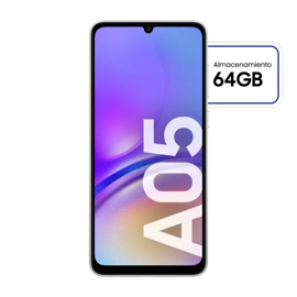 CELULAR SAMSUNG GALAXY A05 - SILVER 67 OCORE 464GB 5028MP (SM-A055MZSAARO)