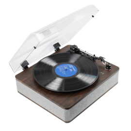 Tocadiscos Vintage Con Bth Cabezal Cerámico AiTcdb...