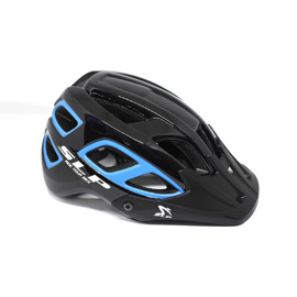 Casco Adulto  Hc43 Negro Celeste