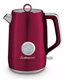 Ultracomb Pe-4920R Pava Eléctrica Termómetro 1,7l Té Infusion