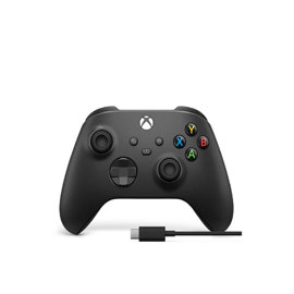 Joystick  Xbox Negro Para Pc Inalambrico Y Con Cable