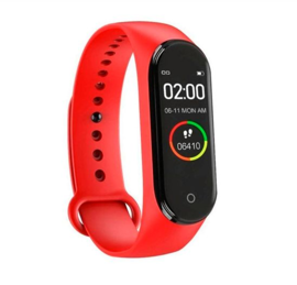 Reloj Inteligente Smartwatch SB04 Rojo Bluetooth Android Notificaciones