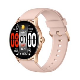 Reloj Inteligente Mujer Smartwatch Nt16 Rosa Sumergi...