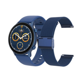 Smartwatch X-view Quantum Q9 + Malla De Regalo Ip67 Metal Azul