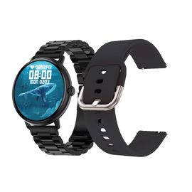Smartwatch X-view Quantum Q8 + Malla De Regalo Ip68 Metal Negro