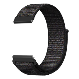 Malla De Velcro Negro 20Mm  Smartwatch