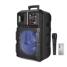 Parlante Bluetooth Portátil - Micrófono 12 Pulgadas Karaoke