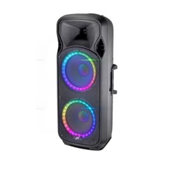 Parlante Torre Tornado  2 X 12 Rgb Microfono Fm Usb