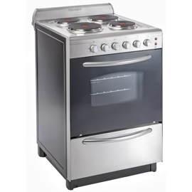 Cocina  Cexg, Eléctrica, 4 Hornallas, Acero Inoxidab...