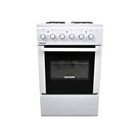 Cocina Eléctrica  Cch050b Blanca Grill 4 Hornallas
