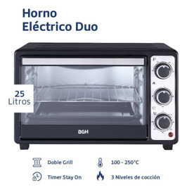 Horno Eléctrico  25 Litros Duo Bhe25m23n