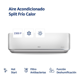Aire Acondicionado Split Frío/Calor  2600W Bs26wccr