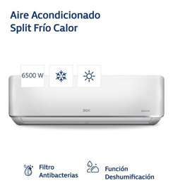 Aire Acondicionado Split Frío/calor Bgh 5500f 6500w Bs65wccr