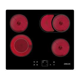 Anafe Eléctrico Vitrocerámico 60 Cm Negro  Aedr60cnv