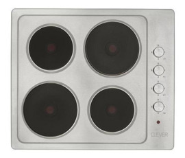 Anafe Eléctrico 4 Hornallas 114 Plateado 220V