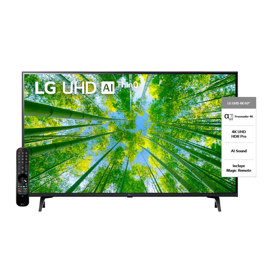 Smart TV LG UHD ThinQ AI 60'' UQ8050 4K Procesador Inteligente a5 generación 5 Magic Remote