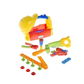 Caja De Herramientas Calesita Con Casco Tipo Power N...