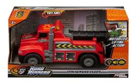 Grua Road Rippers City Service Fleet Luz Sonido 
