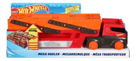 Camion Hot Wheels Mega Remolque Transporta Vehiculo
