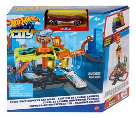 Pista Hot Wheels City Autolavado De La Ciudad Auto L...