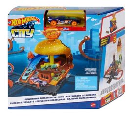 Pista Hot Wheels City Autoservicio De Hamburguesa Au...