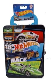 Hot Wheels Valija Metalica Lata Porta 18 Autos