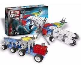 Armamec 250 Piezas Herramientas Reales Mecano  Nuevo...