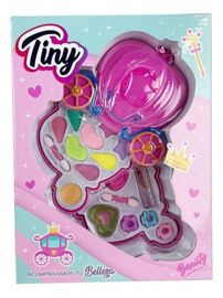 Set De Maquillaje En Caja Tiny Carruaje Desplegable