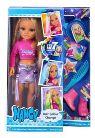 Muñeca Nancy Cabello Cambia De Color Con Accesorios