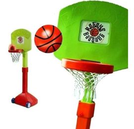 Aro De Basquet De Pie  Gigante Regulable  Y Red