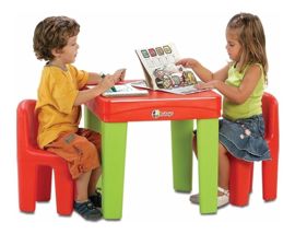 Mesita Y 4 Sillitas Mesa 
